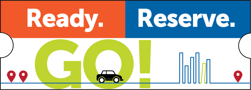 Ready. Reserve. Go. logo